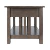 Stafford Coffee Table; Oyster Gray