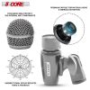5 Core Snare Drum Microphone Uni Directional Pickup Pattern Wired Instrumental Dynamic Microfono w Swivel Mount Steel Mesh Grille - SNARE MIC